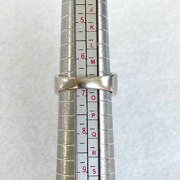 Ross-Simons Sterling Silver Channel Set Multi Gemstone Chakra Band Ring Sz 6.75 - Picture 9 of 16